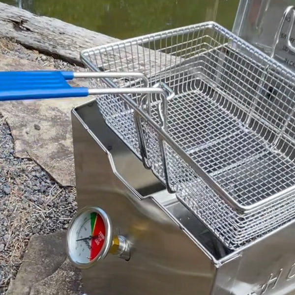 2.5gal Stainless Fryer Basket Fryer Accessories Bayou Classic