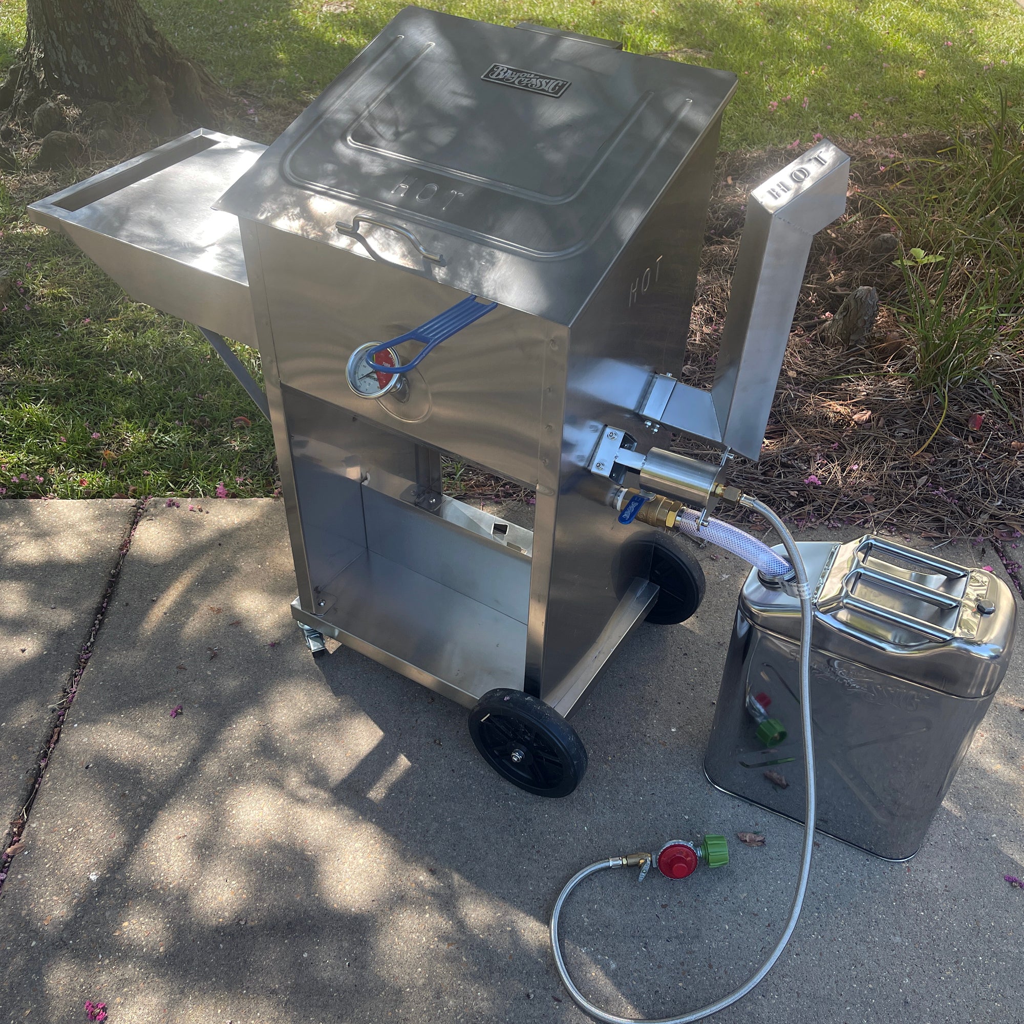 20-qt Stainless Cooking Oil Storage Can