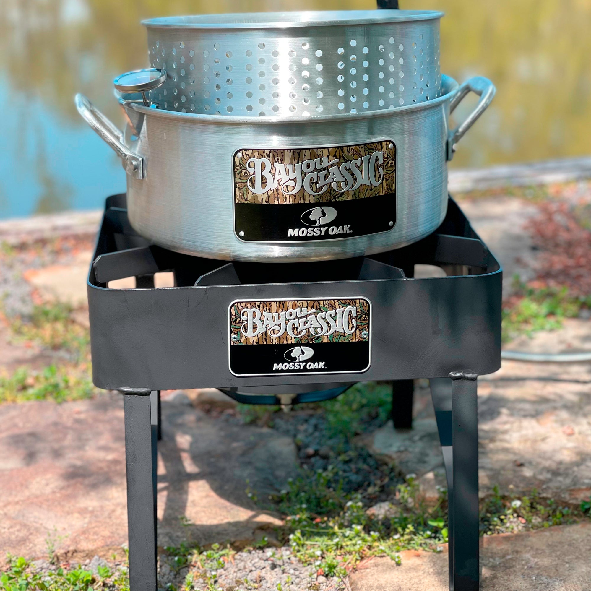 Mossy Oak 14-qt Aluminum Fry Pot with Lid
