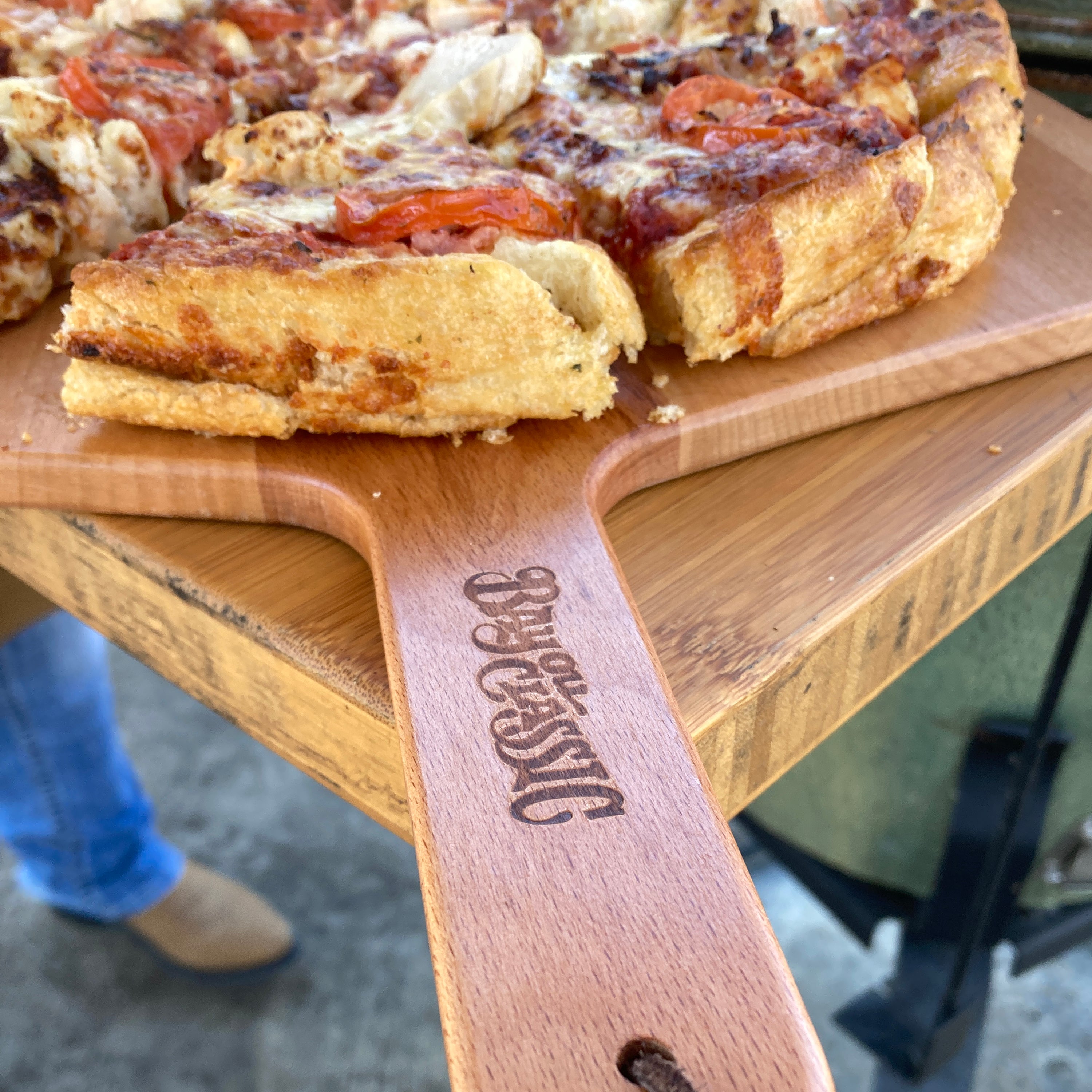 Pizza Peel and Cutter Set