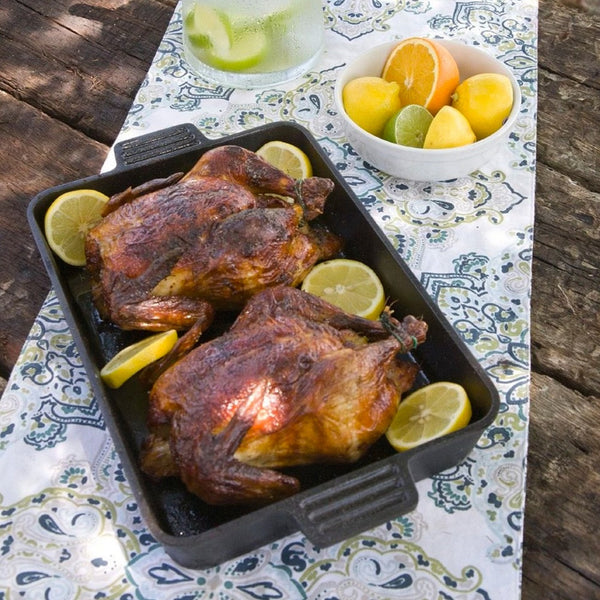 Roasting Pan Cast Iron Cookware Bayou Classic bayouclassic