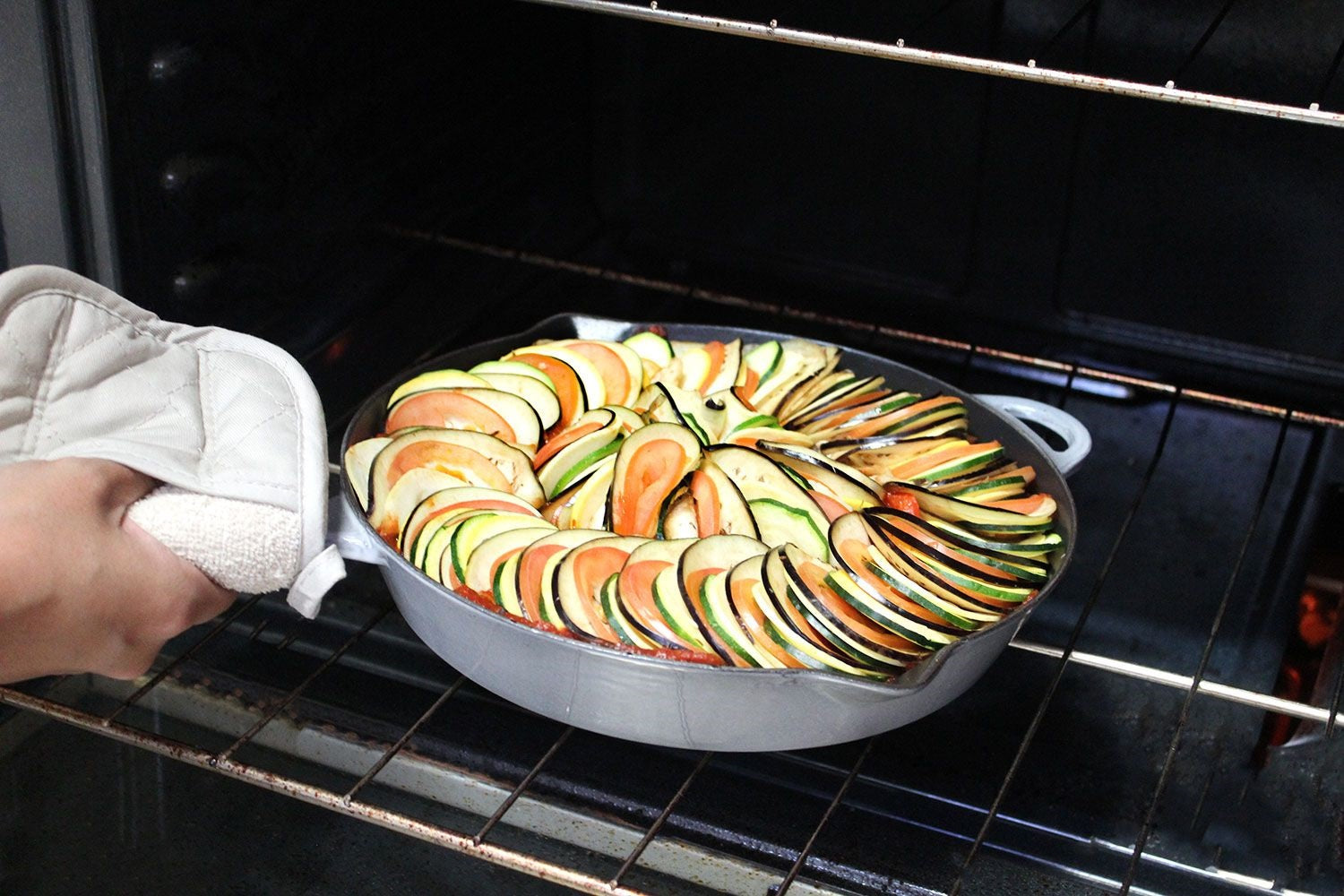 10.5-in Enameled Skillet, Weathered Grey