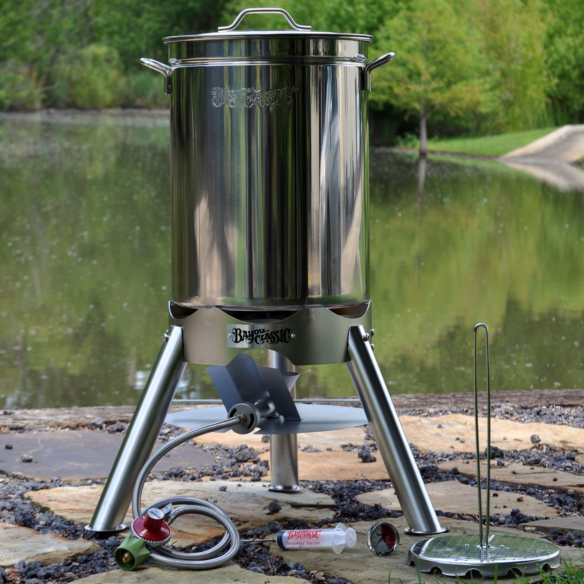 44-qt Stainless Turkey Fryer Kit