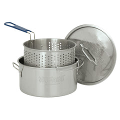 14-qt Stainless Fry Pot