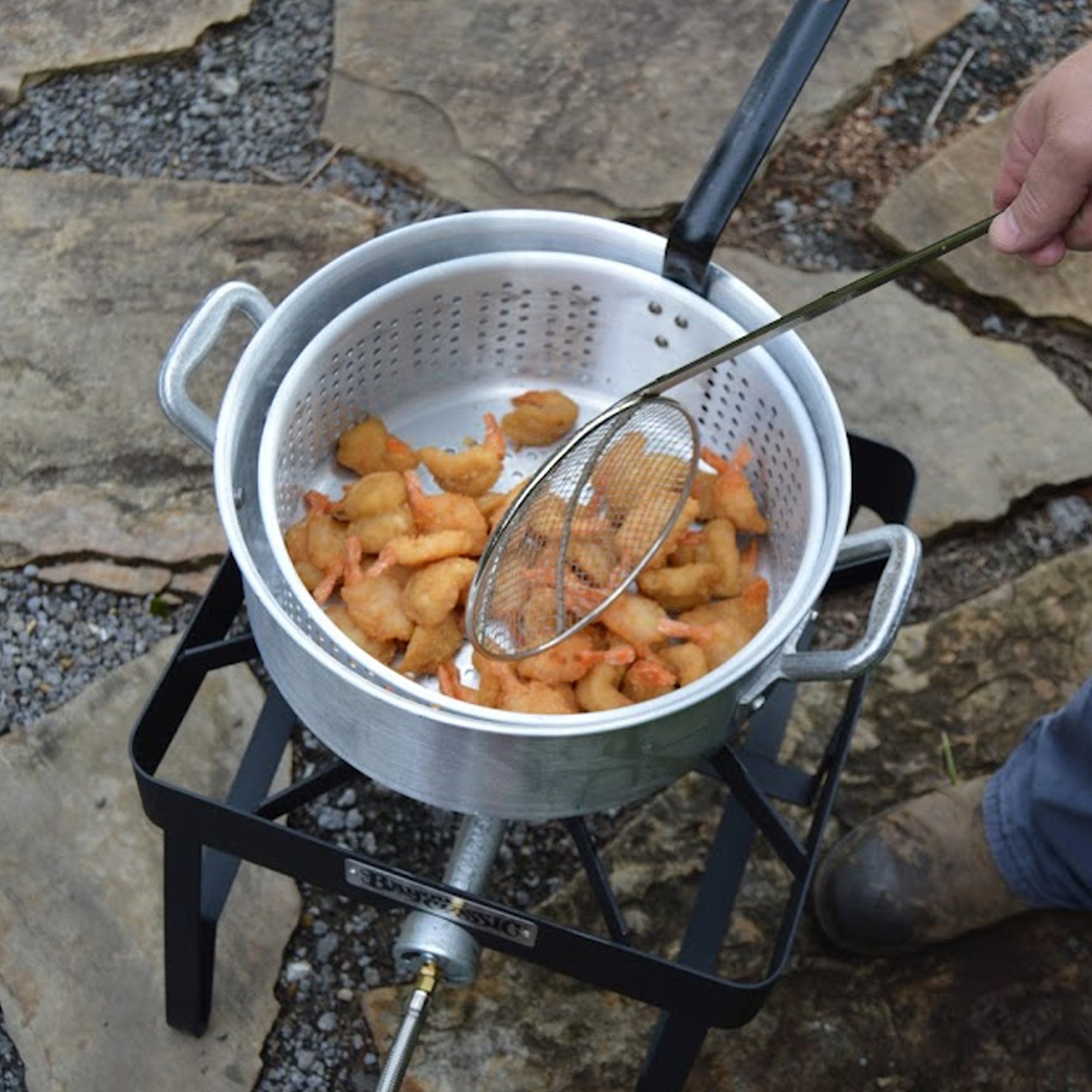 poth fry meaning 10-qt Aluminum Fry Pot w/ Basket | Deep Fry Pot