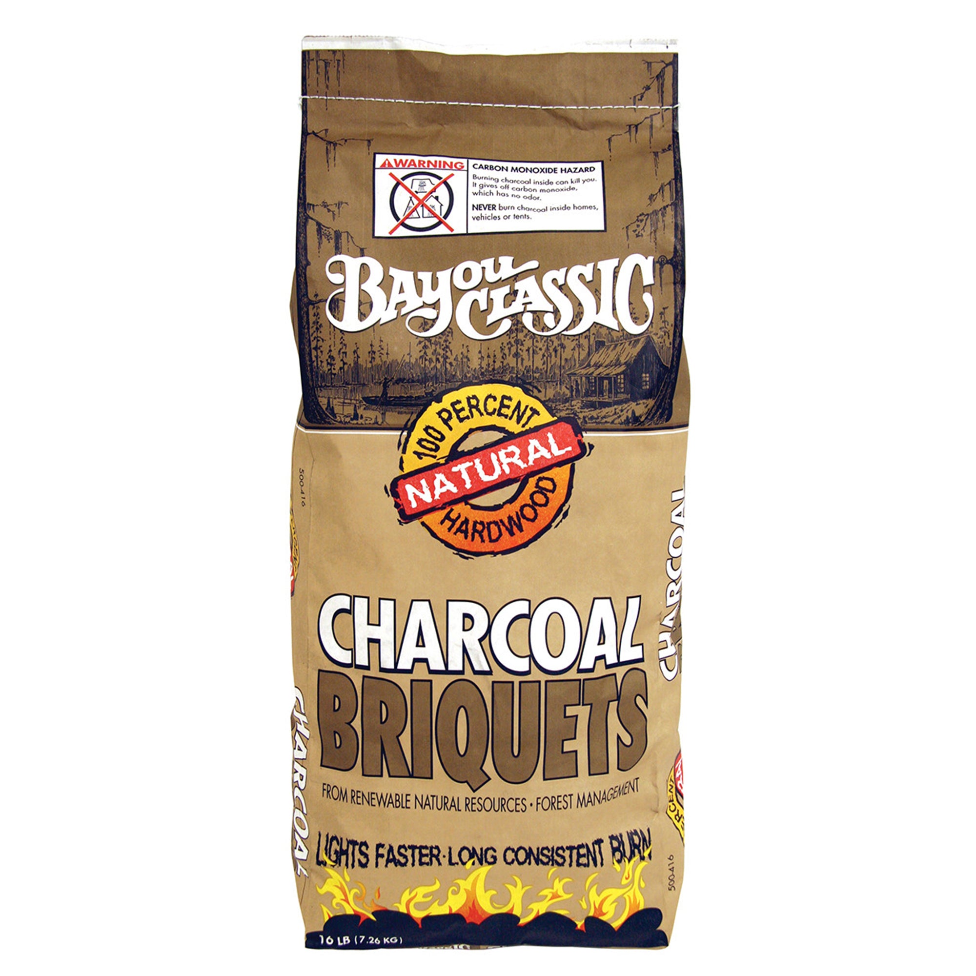 16-lb Bag Charcoal Briquets │ Grilling │ Bayou Classic
