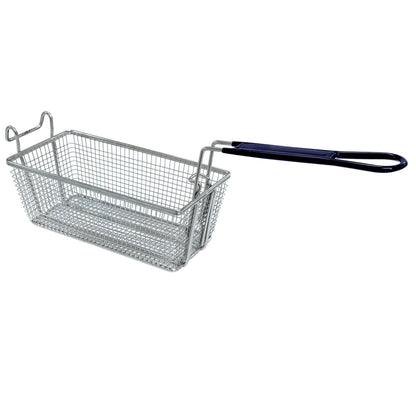 Stainless Mesh Basket for 4-gal Bayou Fryer on a white background