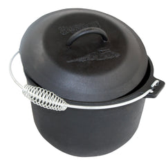6-qt Cast Iron Covered Soup Pot