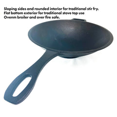 Bayou® Cast Iron Wok