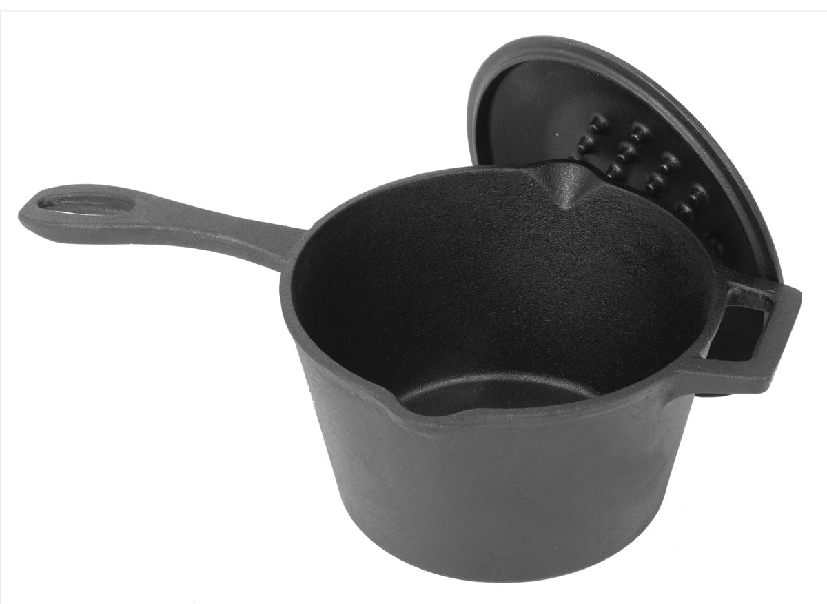 2.5-qt Cast Iron Covered Pot