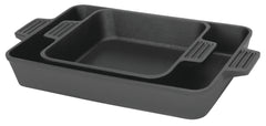 8-in and 13-in Cast Iron Cake Pan Set