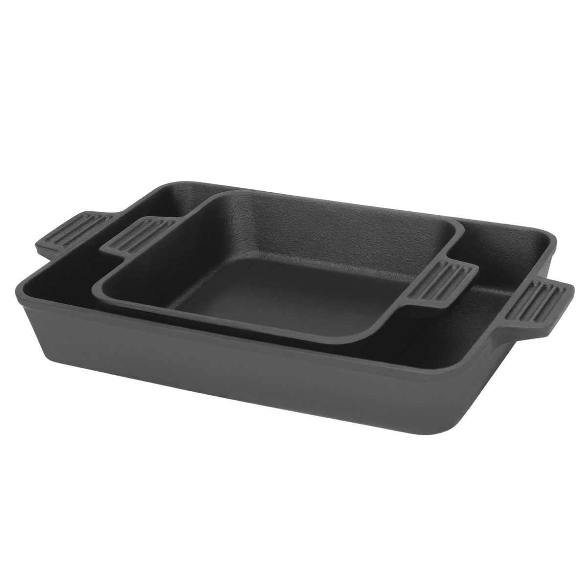 8-in and 13-in Cast Iron Pan Set