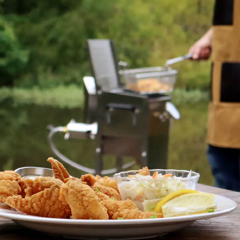 Bayou Classic Stainless Steel Fryer 4 gal