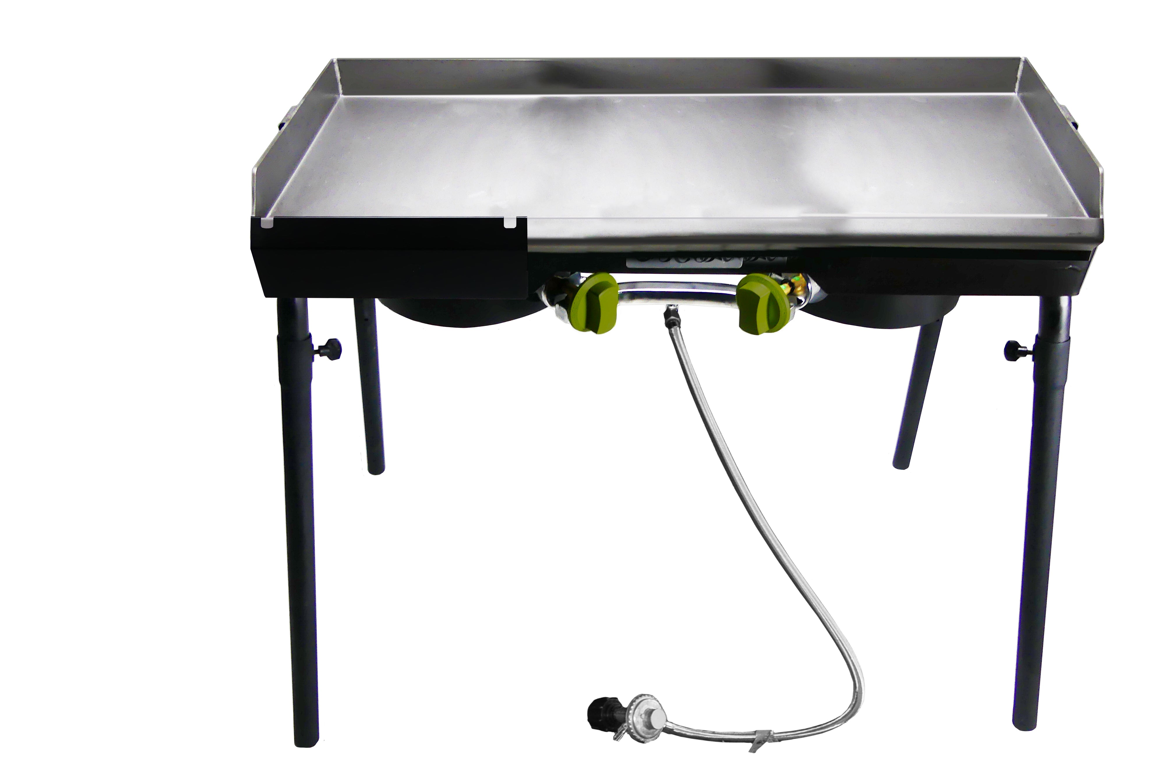 Barbour PS217 Patio Stove with Griddle Tapper, 2-Burner