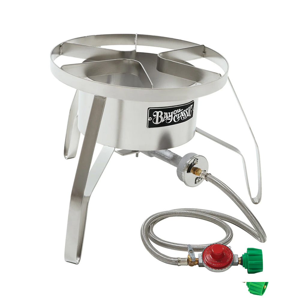 14-in Stainless High Pressure Cooker on a white background
