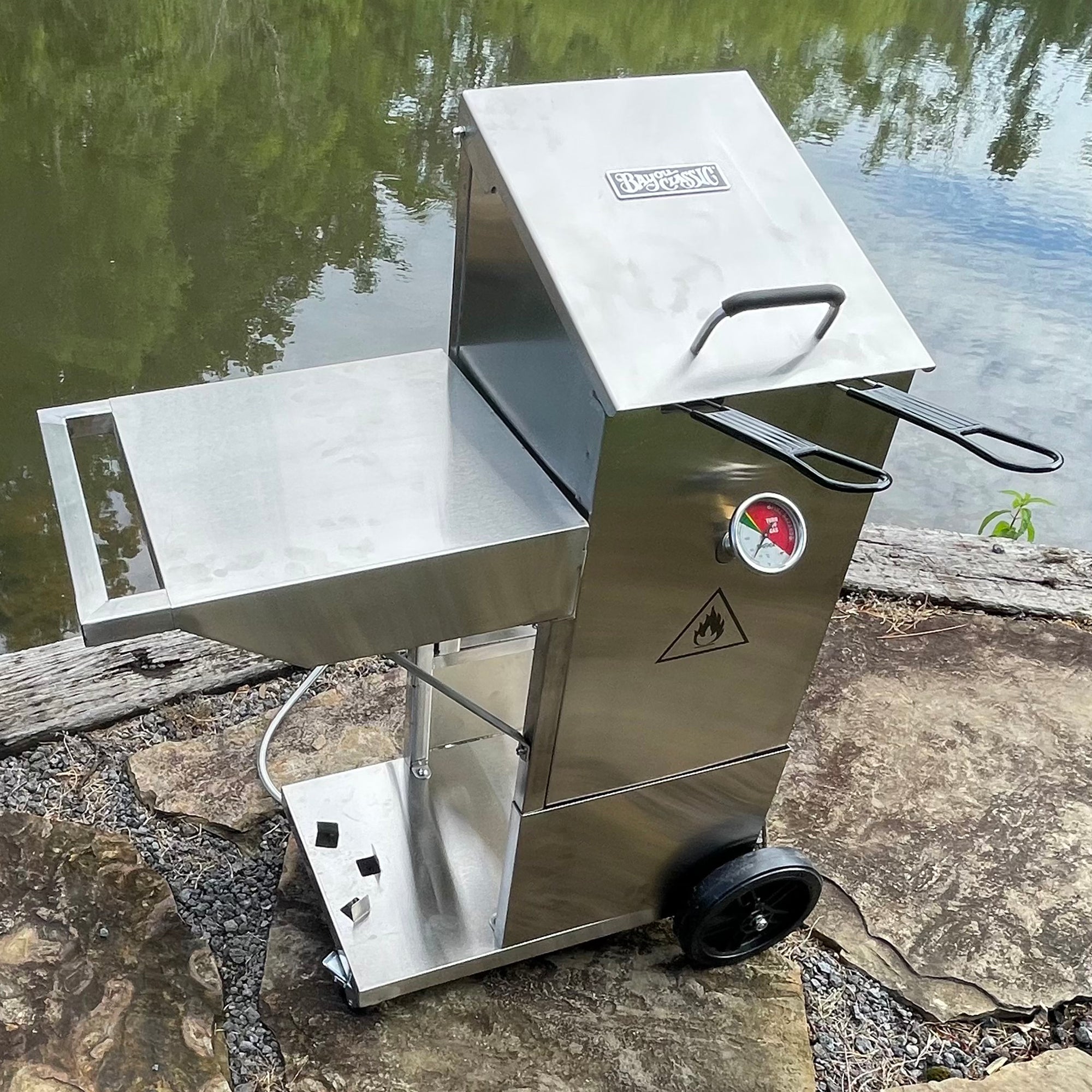 4-gal Stainless Bayou® Fryer with Cart