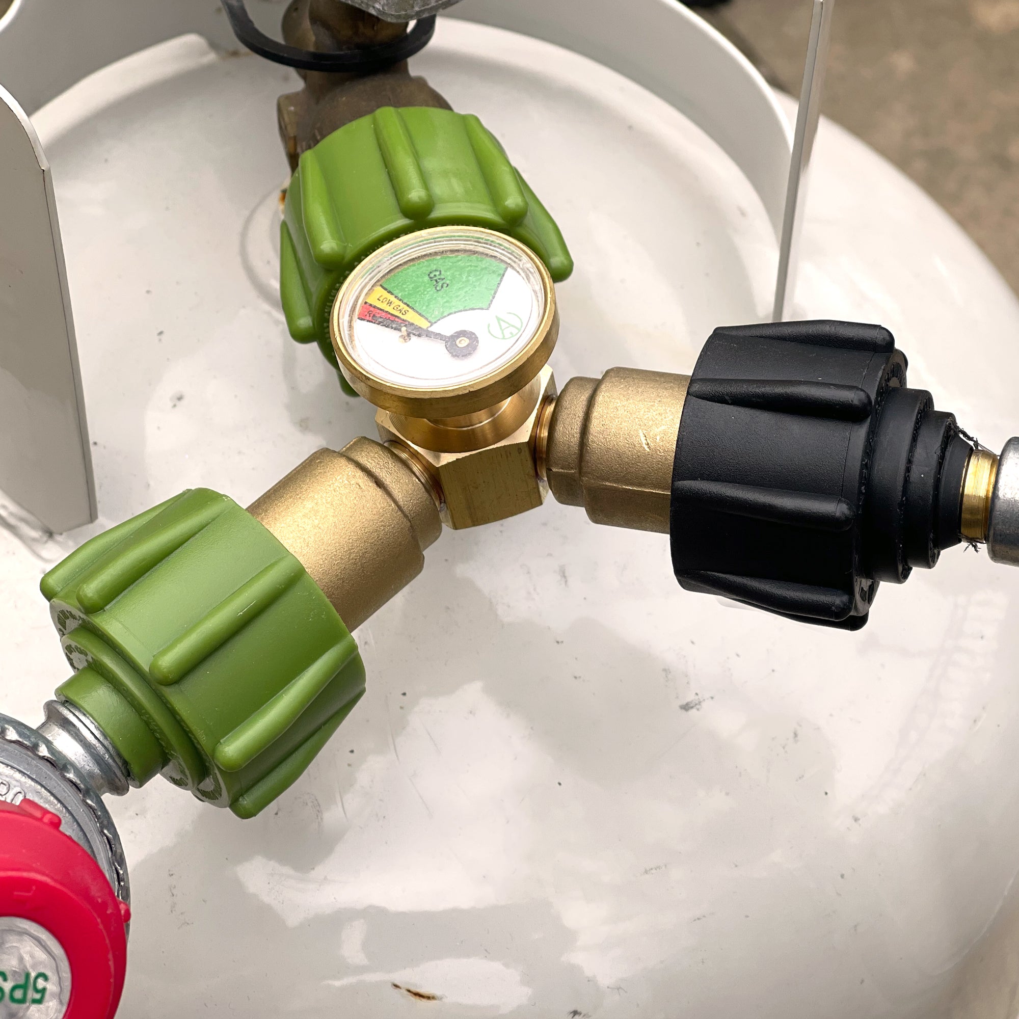 Splitter gas discount