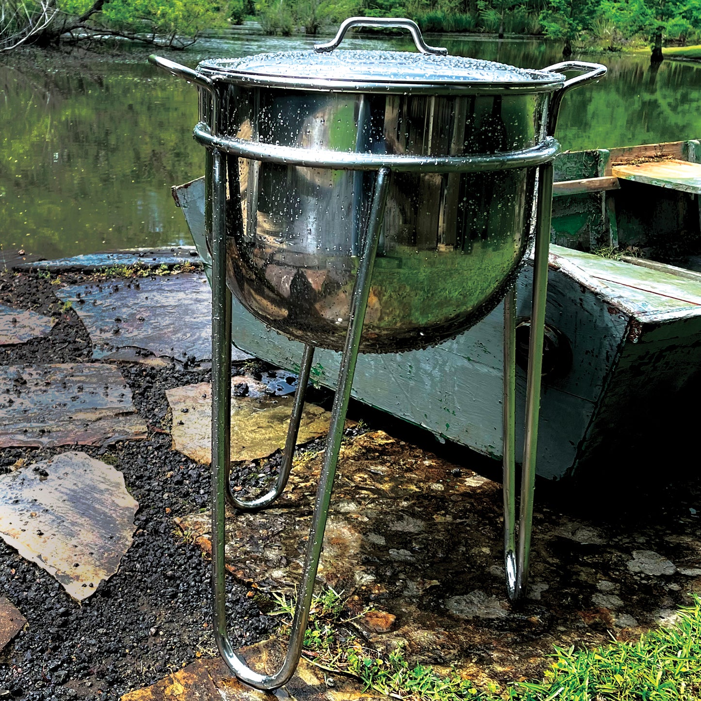 8-gal Stainless Steel Kettle with Stand