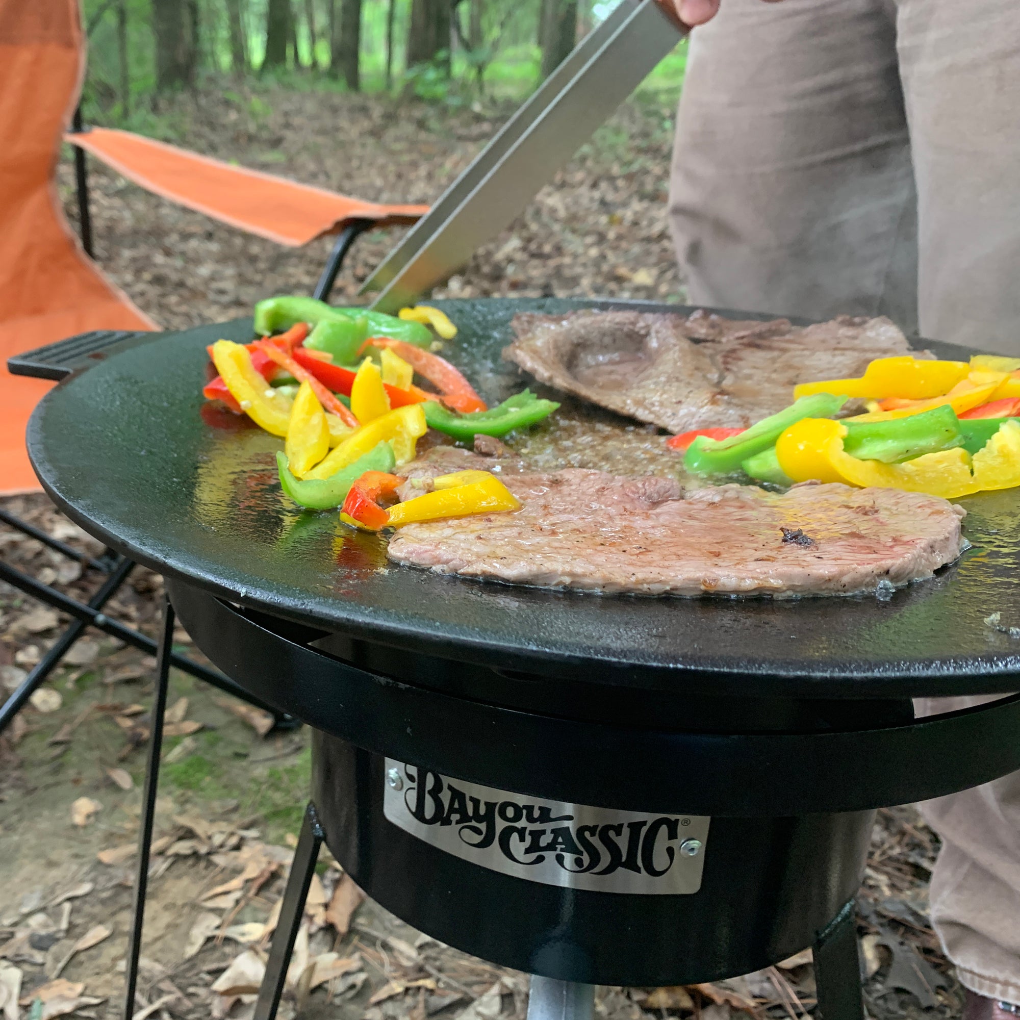 Bayou Classic Flat Bottom Steel Wok