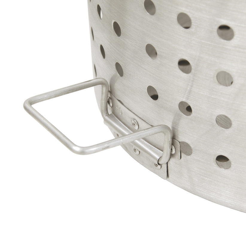 Reinforced Aluminum Baskets with Helper Handle ~ handcrafted classics